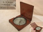 Large Surveyors Compass Signed G  S  Wood  Late Abraham   Co 