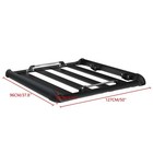 50 X37 8 X3 54 Universal Aluminum Roof Rack Cargo Carrier Luggage Basket 330lbs