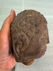 Authentic Vintage Small 5  By 3 1 2  Hand Carved Stone Buddha Head  b