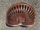Antique Cast Iron Tractor Seat P 28 Implement Primitive Farmhouse Decor Rustic