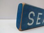 7 Inch Wood Hand Painted Sea Sign Nautical Seafood   s342c 