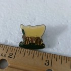 Conastoga Lapel Pin Vintage Enamel Covered Wagon Lapel Hat Pin Western 