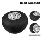 10x4 50-5 Go Kart Front Slick Wheel Rim Tyre 5 inch  Drift Trike Racing Cart Atv