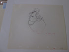Disney Silly Symphony 1936-39 Laurel  Hardy  Shirley Temple Drawing Cel Lot Of 5