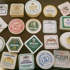 Beer Coasters Vintage Used Lot Of 170 Foreign Barware German Man Cave