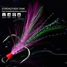 20 50pcs Feather Fishing Hooks Strong High-carbon Steel Treble Hooks Size 2 -10 