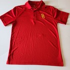 Usc Trojans Polo Shirt Men   s S Red Embroidered Official Ncaa College Game Day
