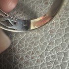 14k White Gold Channel-set Princess-cut Diamond Wedding Band Ring Size 5