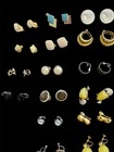 Vintage To Now Clip   Screw Back Earrings Lot Of 34 Pair