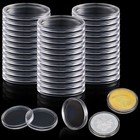 50pc Direct Fit Airtight American Silver Eagle 1oz Coin Holders Capsules 40 6mm