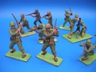 Lot Of 10  Vintage 1971 Britains Deetail Toy Soldiers Ww2 U s  Infantry England