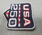 Usa 250 Years Anniversary Sewn-on Embroidery Patch