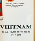 Vietnam Unit Poster By Gen Jd Campbell Vietnam 1959-1975 20 x 26 