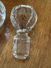 Vintage Clear Glass Decanter Perfume Bottle Stopper Top Lot Of 3 Stoppers Only