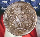 1794 Flowing Hair Early Dollar Silver Plated Novelty Coin Modern Restrike