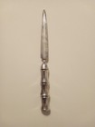 Vintage Sterling Silver Bamboo Motif Letter Opener