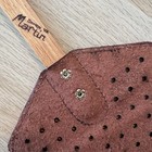 Heavy Duty Leather Fly Swatter With Hickory Handle