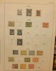 Curacao Stamps From Quality Old On Page Antique Album 1800 -1900 s
