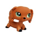 Littlest Pet Shop Toy Girls Bobble Head Gen 3 Dachshund Dog Cute Puppy  monopoly