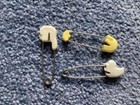 Cute Vintage Diaper Pins Set Of 3  Duck  Duck Head  And Yellow