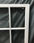 Antique Pair Vtg Shabby White 8 Lite 22x54 Casement Windows Chic Old 874-25b