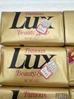 Lot Of 8 Vintage Famous Lux Beauty Bar Soap Gold Label Nos 4 75oz Lever Bros