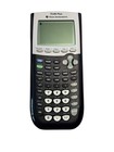 Texas Instruments Ti-84 Plus Graphing Calculator Black With Case Cover Tested
