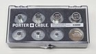 Porter Cable 9 Piece Router Template Guide Set W  Case - 42000 - Bushings