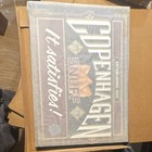 Copenhagen Snuff It Satisfies Advertising Sign Collectible Tobacco