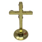 Small Goldtone Standing Crucifix 2  Tall   quarter Not Included 