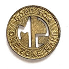 Santa Monica Municipal Bus Lines California Transit Token Coin Sm Cutout Metal