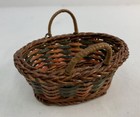 Vintage Dolls Hard Plastic   Rubber 3 1 4  - 1 3 8  Lot Of 5 Dolls   1 Basket