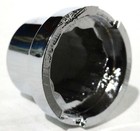 Nut Covers 10  1 2  Round Pointed Chrome Plastic 7 8  Tall Freightliner Kenworth