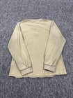 Rasco Fr Shirt Men Small Khaki Flame Resistant Long Sleeve Workwear Henley