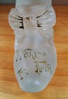 1893 World s Columbian Exposition Souvenir Libbey Glass Co  Glass Shoe
