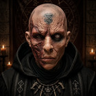 Customs Paid By Seller creepy Priest Demon Latex Full Head Mask Halloween Horror