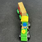 Vintage Tumble Tree Train Wooden Magnetic Pull Lot Of 2