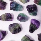 Raw Fluorite Crystals Natural Healing Stones Collection
