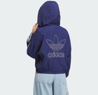 Adidas Originals Women   s Windbreaker Anorak Jacket Jx7059     Navy