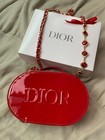 Converted Dior Beauty Gift Red Makeup Case With Chain