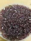 Transparent Dark Purple Glass Seed Beads African Indian Trade Murano Vintage