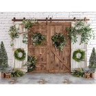 Christmas Vinyl Photography Background Backdrop Photo Studio Props Winter Snow