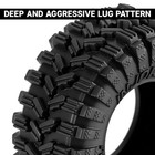 Injora 0 7  35x14mm King Trekker Tires Axial Scx30  4  T7014