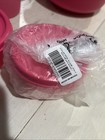 Tupperware Containers Lot Of 6 With Lids Pink Assorted Sizes Shapes new
