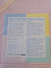 My First Year Newborn To 12 Months Jcpenny Portraits Baby Silver Picture Frame