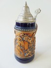 Vintage Lidded German Beer Stein 7  Dbgm 53