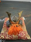 Authentic Mini  Samurai Helmet W  Cushion Japanese  4