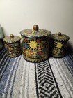 Vintage Ornate Tins Designed By Daher Ny Made In England