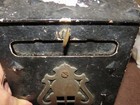Antique Cast Iron Slot Mailbox For Hanging On The Wall W  Bracket 1920 s