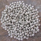 Silver Pearl Style Round Beads 3mm  4mm  5mm  6mm  8mm  10mm  12mm Loose